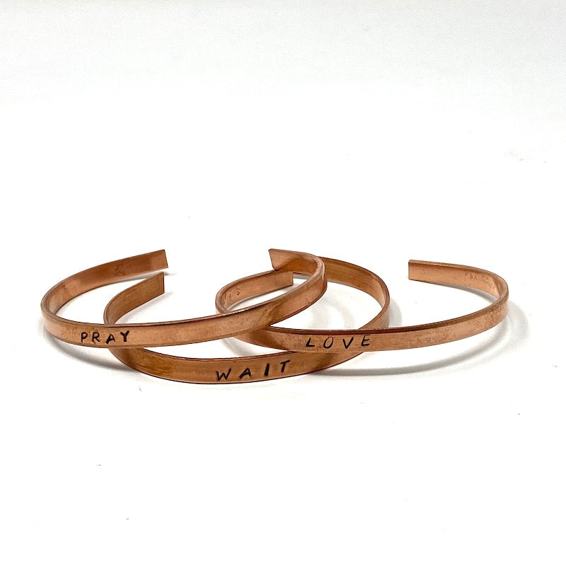 Copper Bracelet Trio