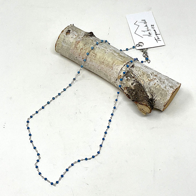 Gemstone Necklace - Silver