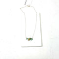 Necklace - Muli-color Tourmaline Crystals - Watermelon Stacks