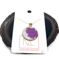 Necklace - Floral Circle | Violet