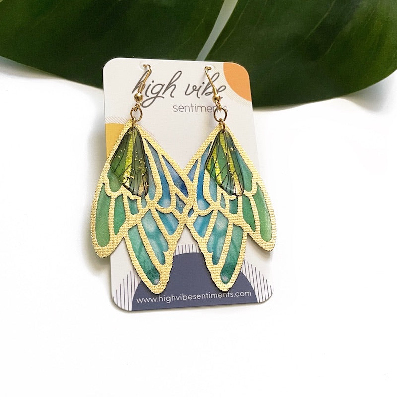 Earrings - Butterfly Dangles