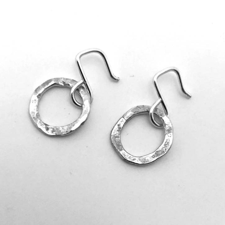 Earrings - Silver Hoops (small)
