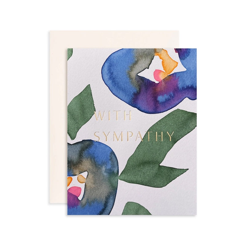 Card - With sympathy | Iris