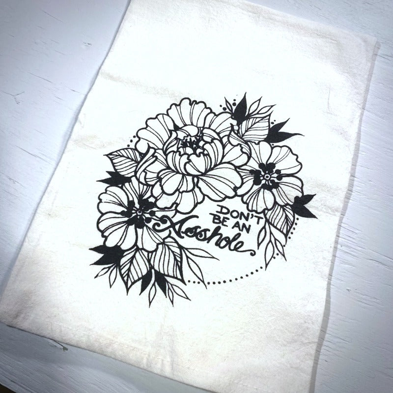 Tea Towel - Don't be an asshole