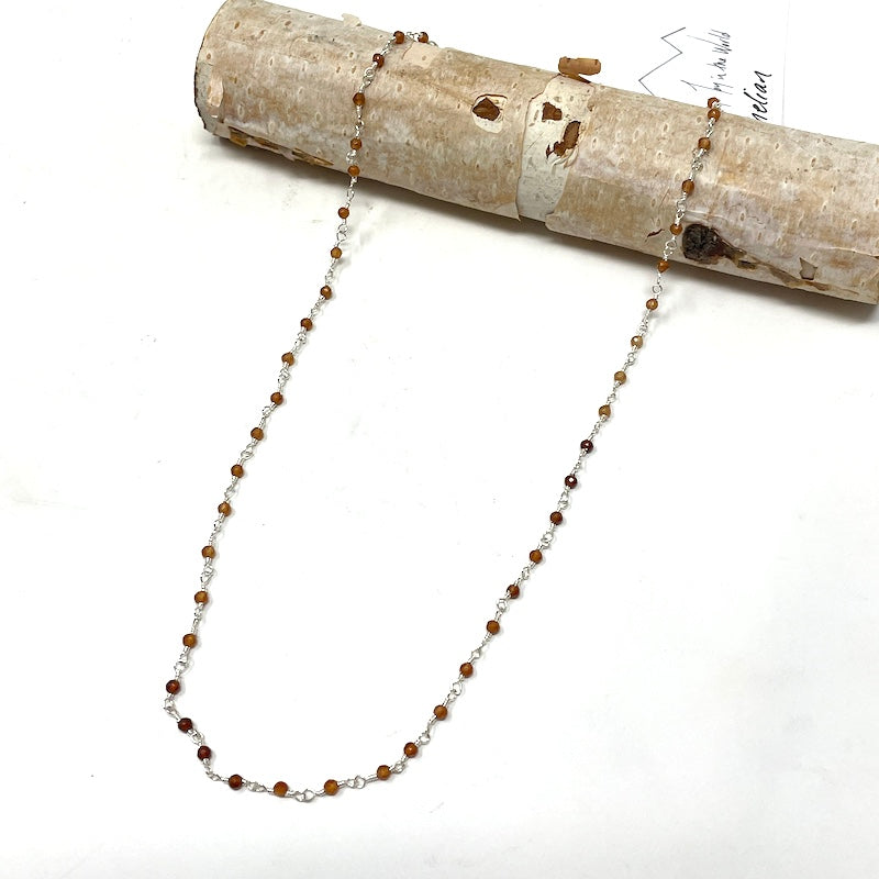 Gemstone Choker - Silver