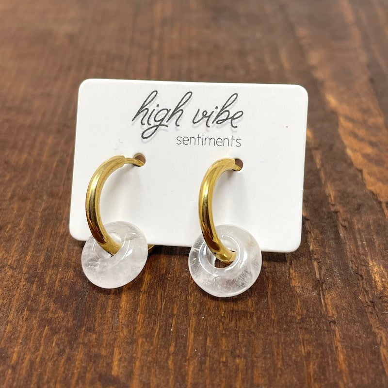 Earrings - Mini Hoops - Gem Candy