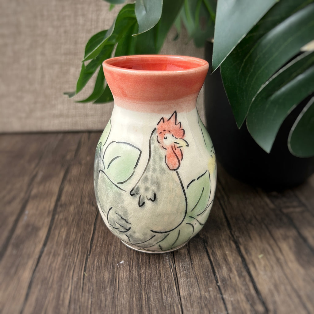 Vase Small - chicken