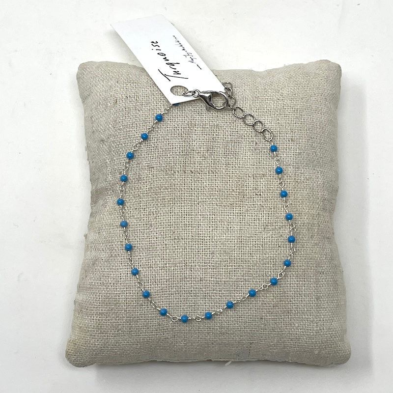 Gemstone Bracelet - Silver