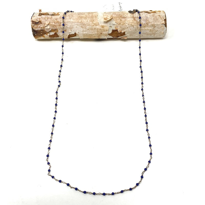 Gemstone Necklace - Silver