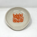 Spoon Rest - Orange Stencil