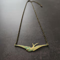 Necklace - Dainty Swallow