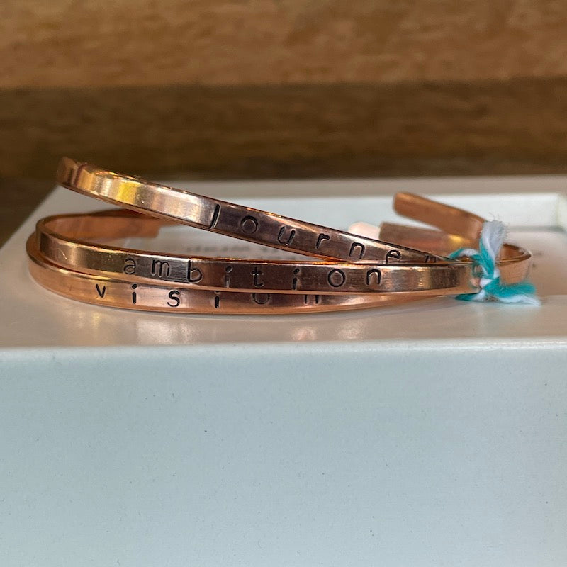 Copper Bracelet Trio