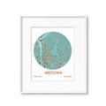 Midtown Atlanta - Blue + Orange