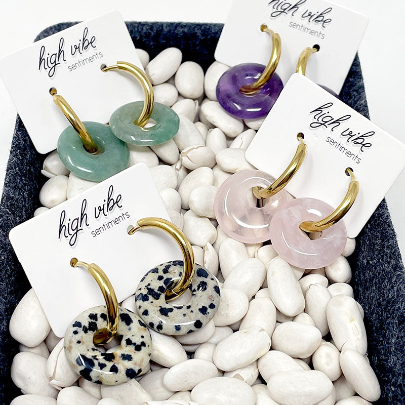 Earrings - Mega Hoops - Gem Candy