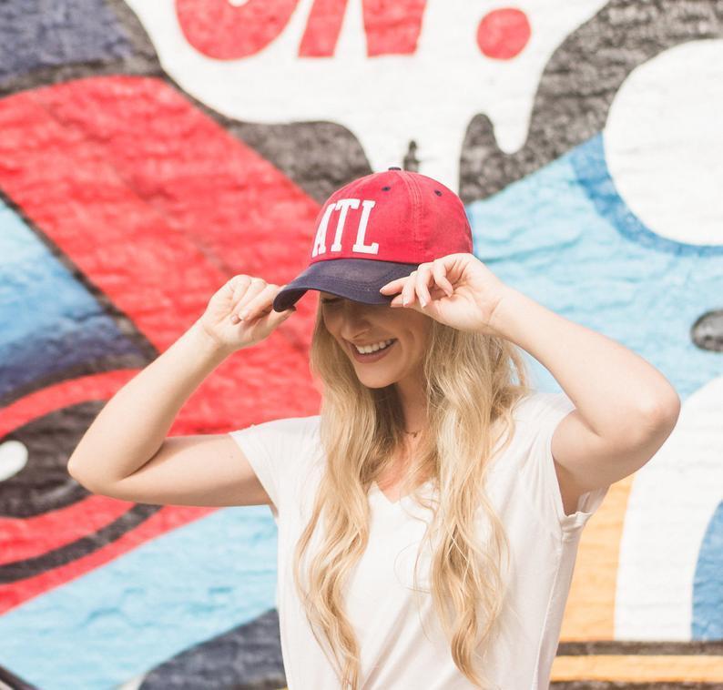 ATL Hat - Red+Navy