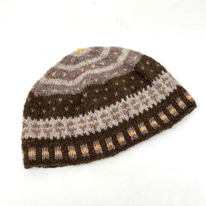 Knit Cap - Brown Melon