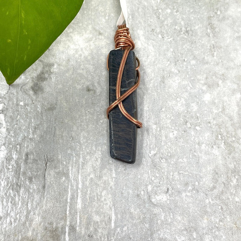 Pendant - Blue Tiger's Eye (stick)