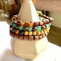 Bracelet - Wood Mala + Bead | Large