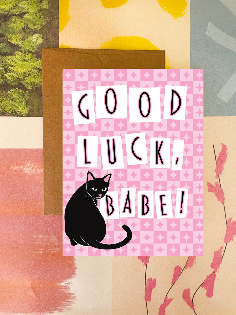Card - Good Luck Babe