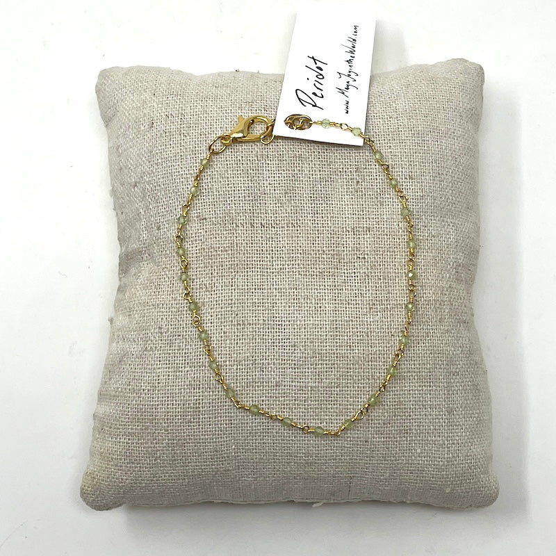 Gemstone Bracelet - Gold
