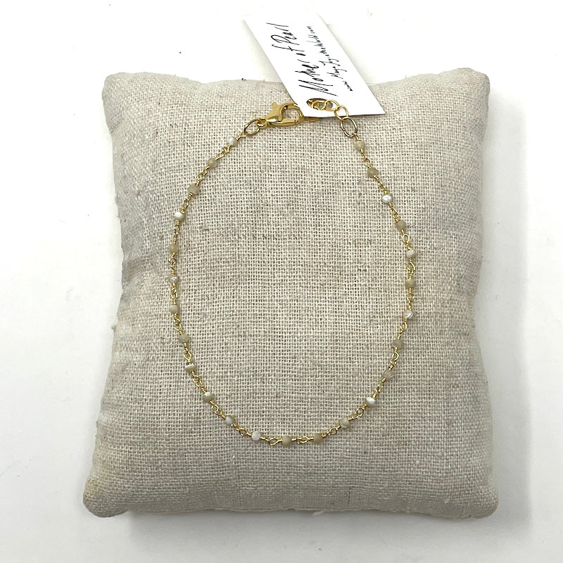 Gemstone Bracelet - Gold
