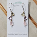 Earrings - Pink Tulip Drops