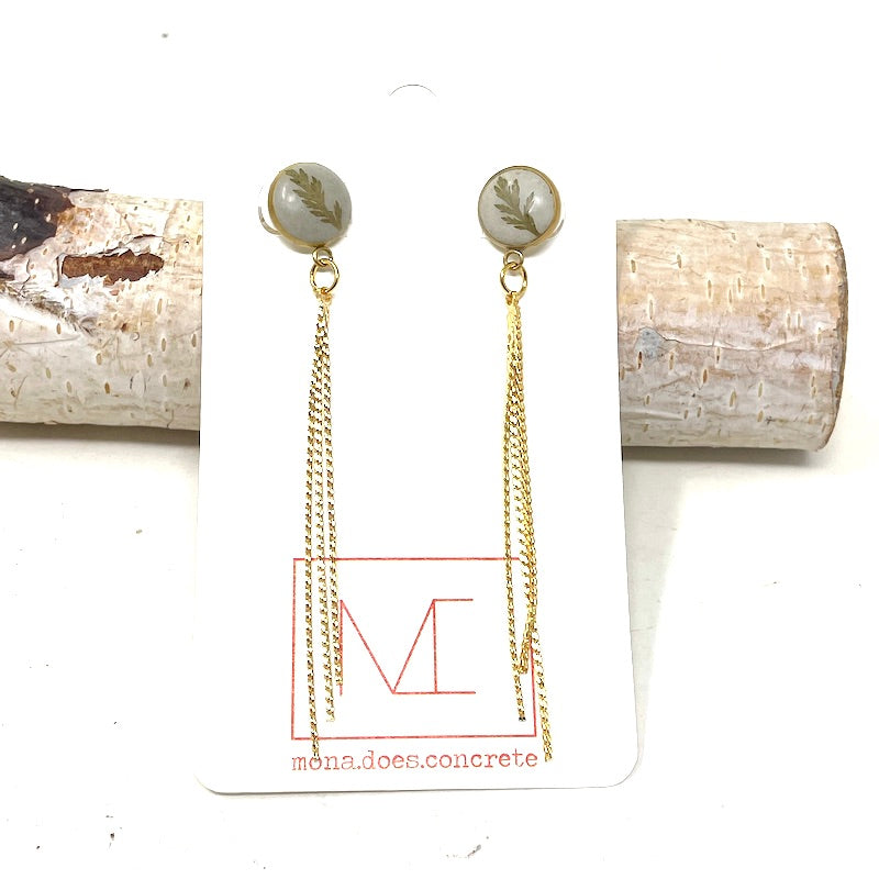 Earrings - Evergreen Drop Stud