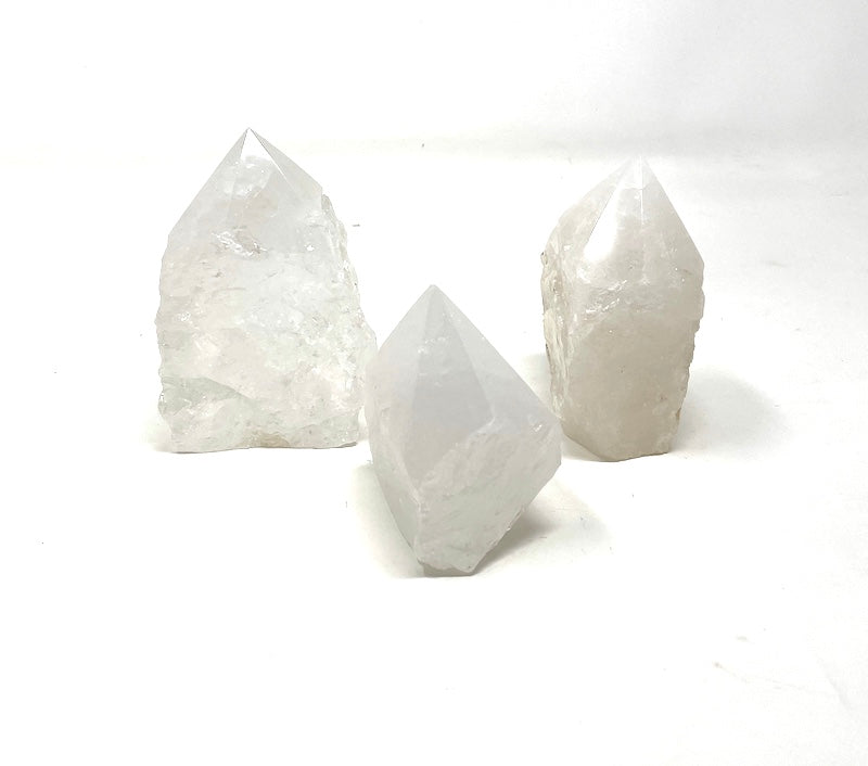 Clear Quartz - Polished Top Tower