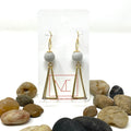 Earrings | Art Deco Triangles