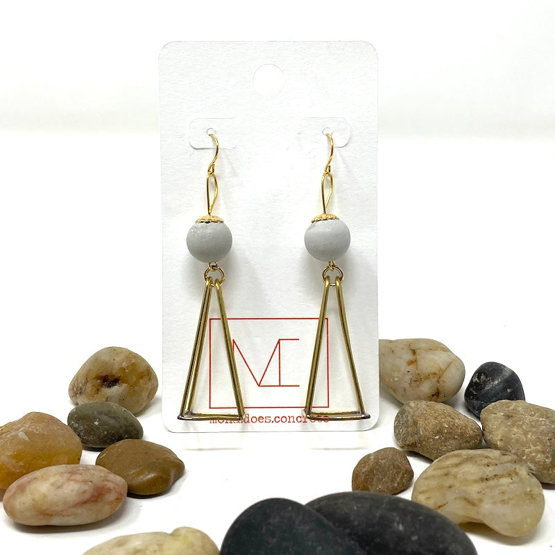 Earrings | Art Deco Triangles