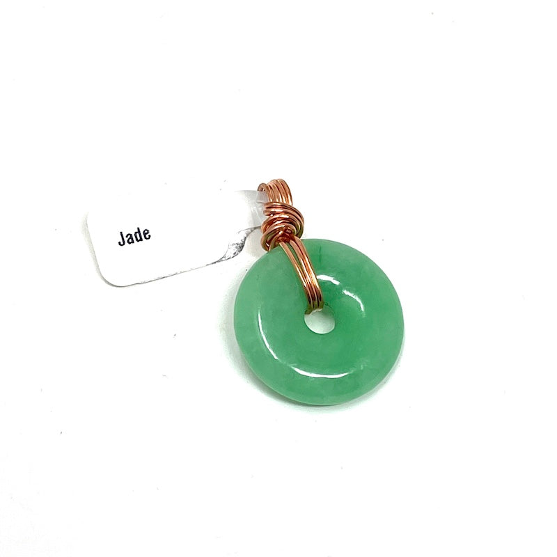 Pendant - Jade Donut