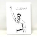 Card - You rock (Freddy Mercury)