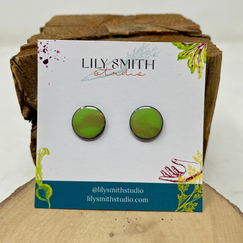 Dot Enamel Studs