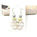 Earrings - Honeycomb