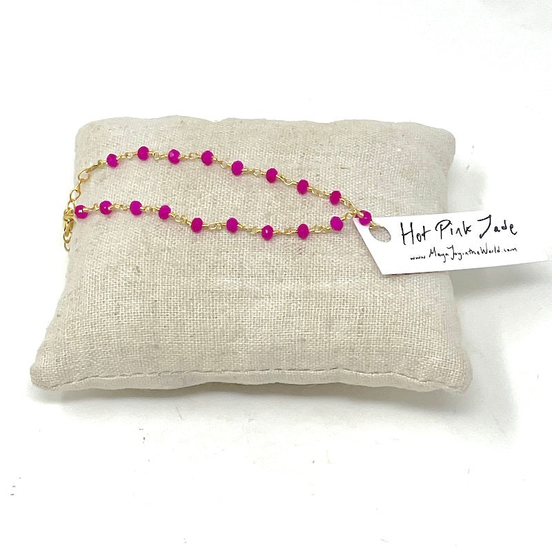 Gemstone Bracelet - Gold
