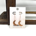 Earrings - Moon Dangles (Copper)