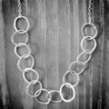 Necklace - Silver Hoop (medium)