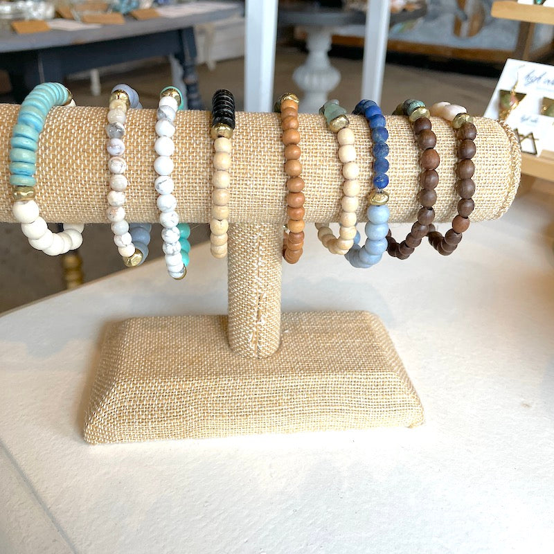 Bracelets - Wood and Stone
