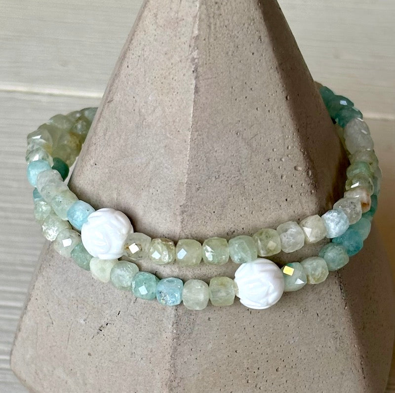 Bracelet - Carved Lotus Focal