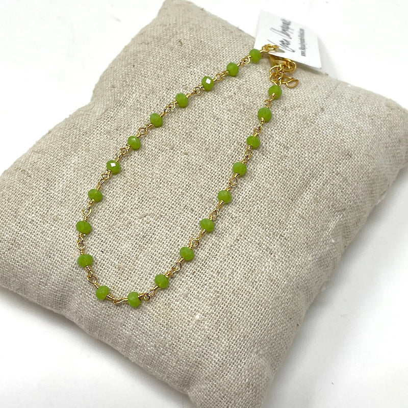 Gemstone Bracelet - Gold