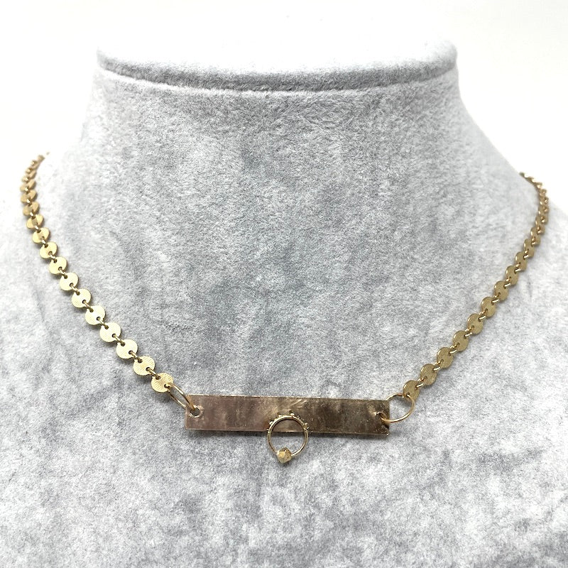 Necklace - Swavorski Yellow Gold
