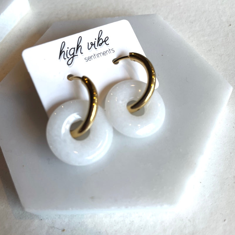 Earrings - Mega Hoops - Gem Candy