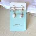 Earrings - Sterling Pink Peruvian Opal