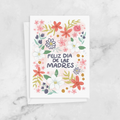 Card - Feliz Dia de la Madres (Floral)