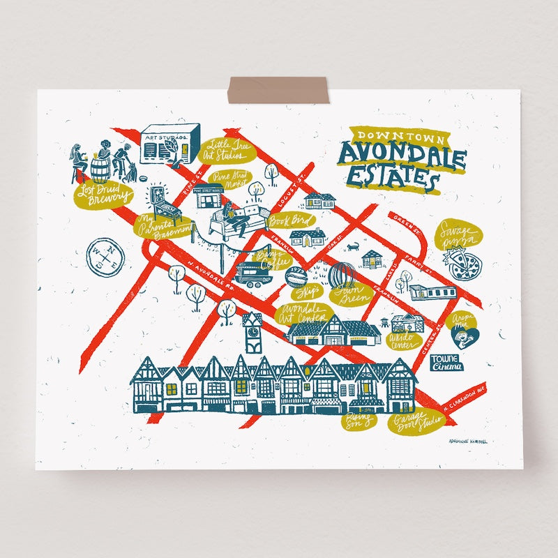 Print - Avondale Estates