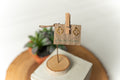 Stud Earrings - Gold Open Flower