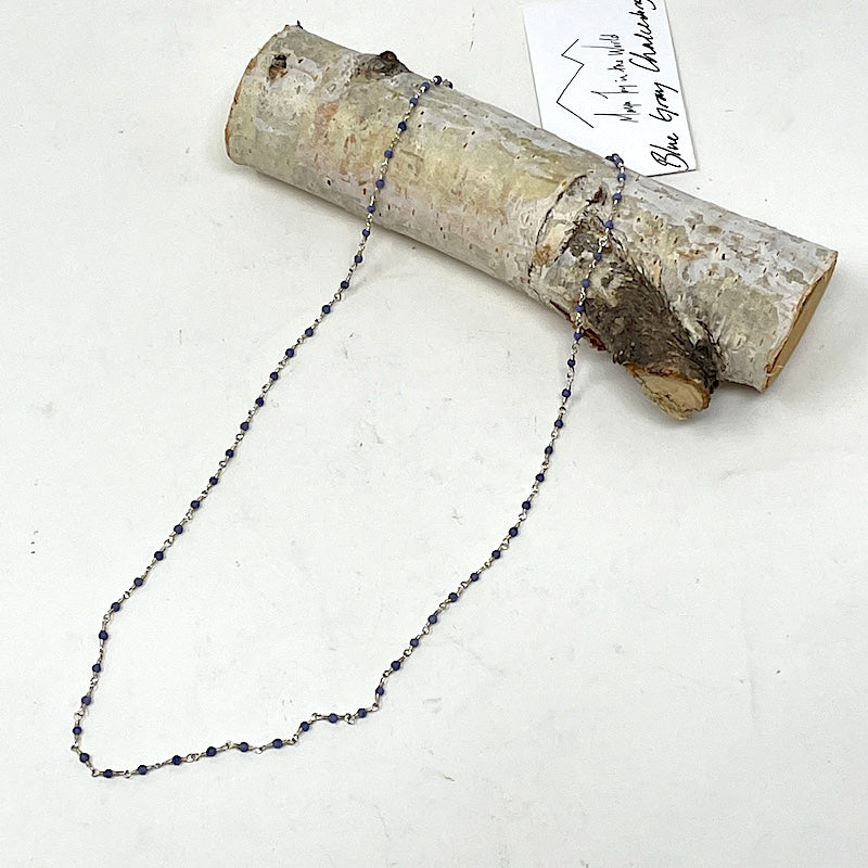Gemstone Necklace - Silver