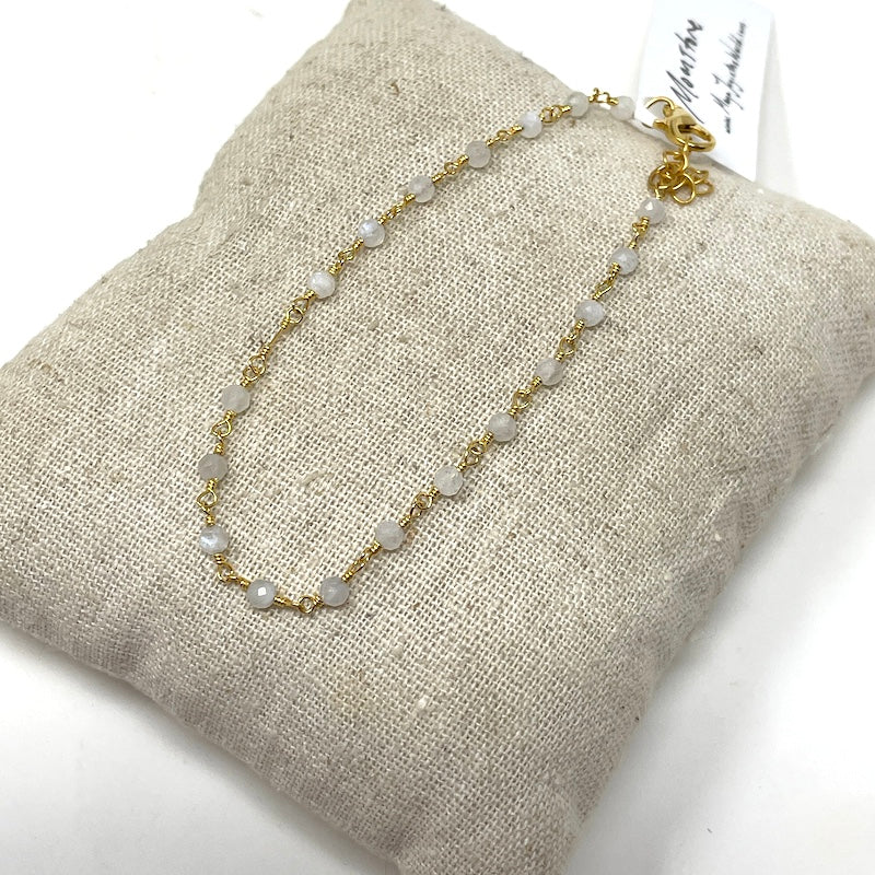 Gemstone Bracelet - Gold