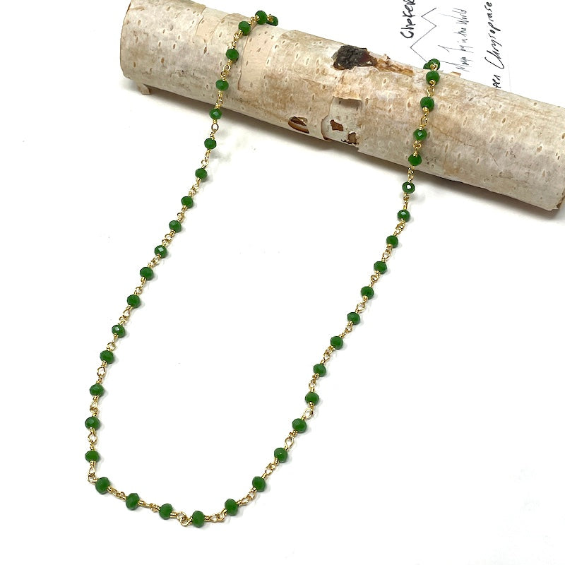 Gemstone Choker - Gold