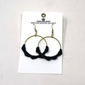 Earrings - Scallop Hoops | Summima